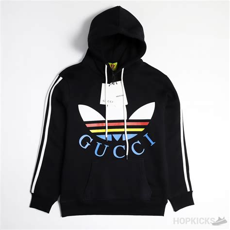 basic black gucci hoodie|adidas gucci hoodie black.